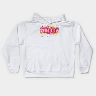 Simply delicious candy-colored sugar-sweet typography Kids Hoodie
